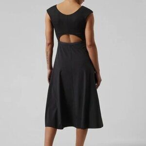 Athleta Ryder Dress in Black Size 10 Petite